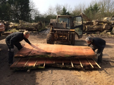 Seasoning timber over many years